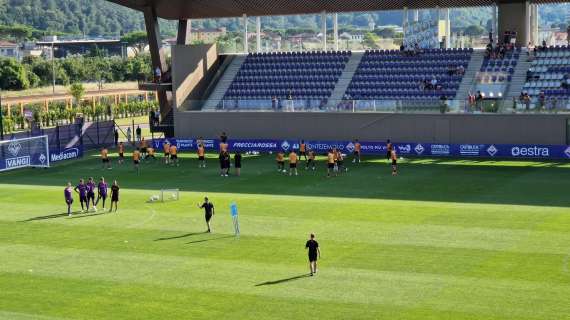 VIDEO FV, L'arrivo dei viola per l'allenamento al VP