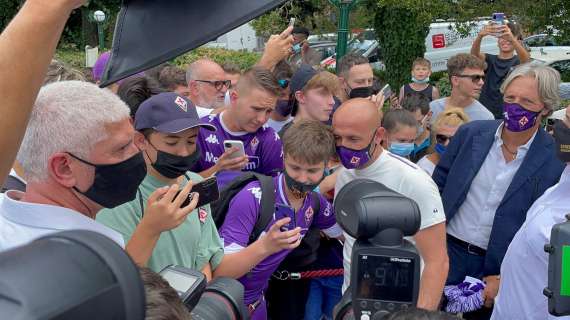 VIDEO FV,  L'accoglienza dei tifosi ad Italiano