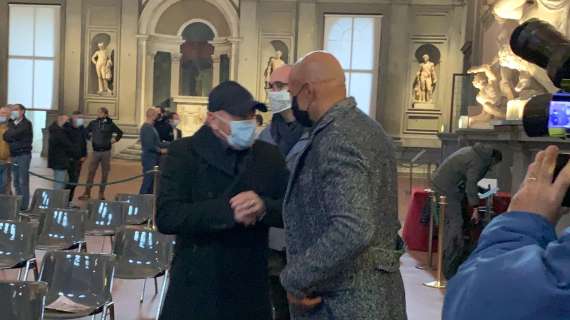 FOTO-VIDEO FV, Spalletti saluta Iachini e dirigenti