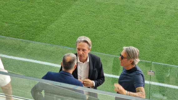 Ferrari al Viola Park per la Finale Primavera. Con lui Angeloni