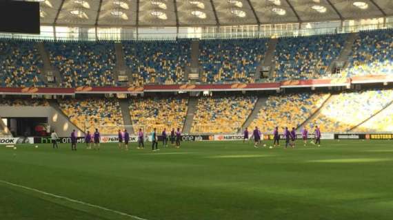 FOTO-VIDEO FV, Squadra in campo per la rifinitura