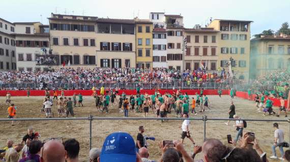Calcio Storico, sarà Verdi-Rossi la finale: San Giovanni batte Santo Spirito 13-10