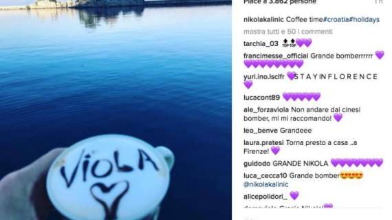 FOTO, Ma Kalinic intanto pensa solo alla Viola