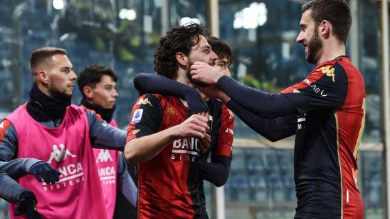 SERIE A, Il Genoa vince per 2-0 contro il Bologna