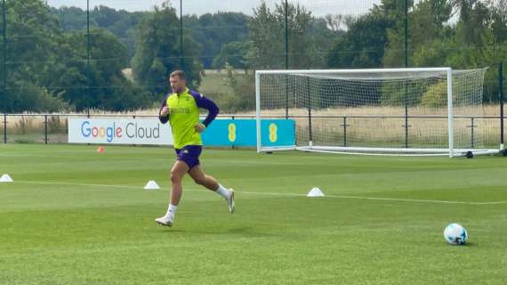 Ancora lavoro individuale personalizzato per Dzeko: oggi in campo con il preparatore