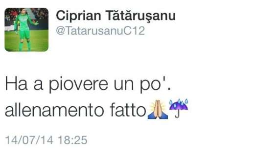 TATARUSANU, E quel tweet fra italiano e... fiorentino