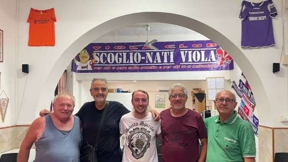 Radio FirenzeViola incontra gli "Scoglio-nati Viola": ecco le immagini