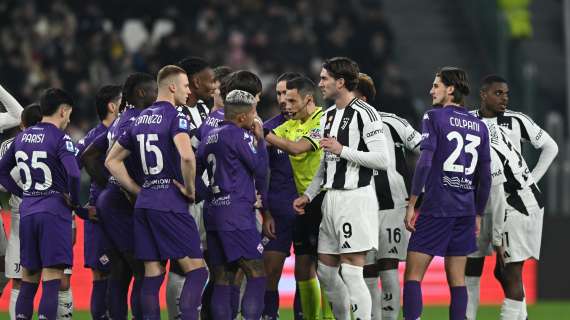 JUV-FIO, 1-1 al 45': una buona Viola acciuffa il pari con Kean