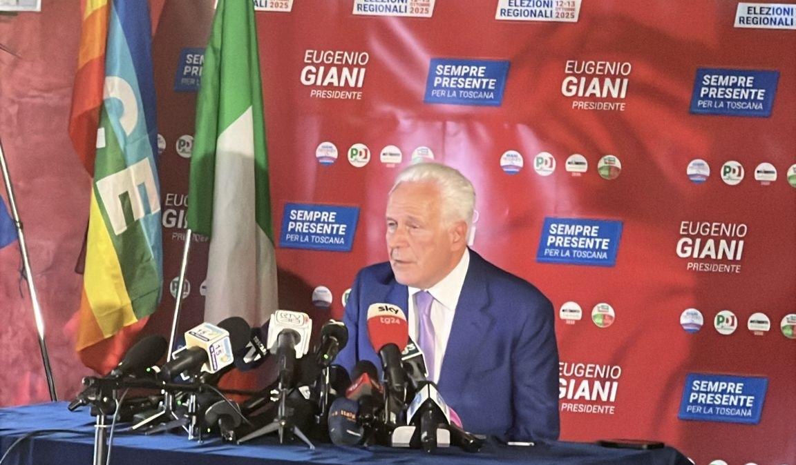 Elezioni regionali, Eugenio Giani si conferma presidente: "Emozionato, grazie Toscana". Ma affluenza flop