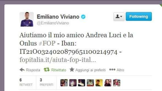 VIVIANO, Anche lui al fianco di Andrea Luci