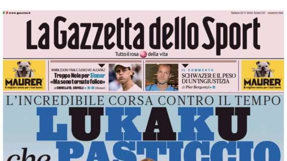 RASSEGNA STAMPA, Le prime pagine dei quotidiani