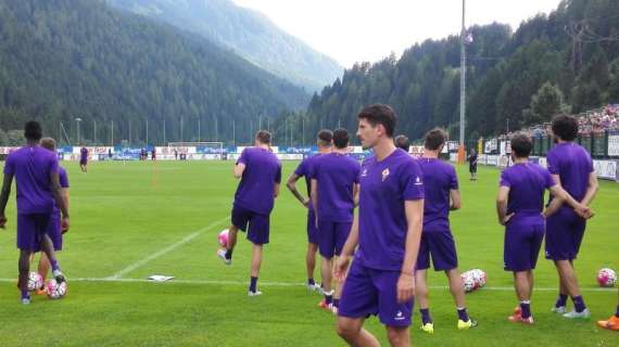 FOTO FV, Lavoro con il pallone per Gomez e compagni