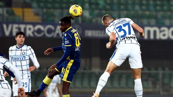 VERONA-INTER, Nerazzurri ok 2-1: Lautaro-Skriniar