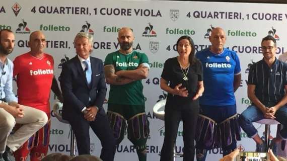 PRES.ROSSI, Il nostro simbolo in campo con i viola