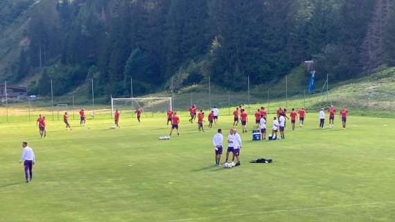 VIDEO FV, Riscaldamento della squadra al sussidiario