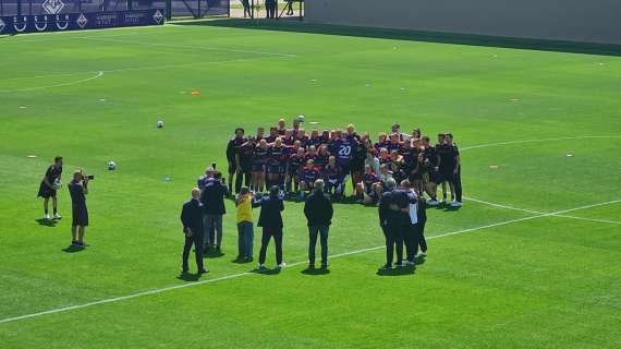 Fiorentina Femminile-Roma, che festa per Sonia: la magazziniera andrà in pensione