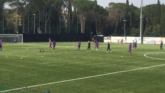 VIDEO FV, Viola si allena sul campo di Paganico