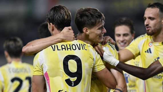 HELLAS-JUVENTUS, Goleada bianconera. Segna Vlahovic