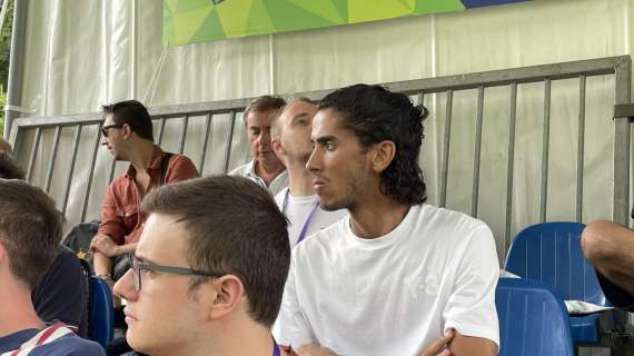 FOTO FV, Il fratello di Maleh in tribuna a Moena