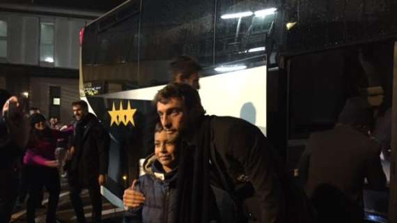 FOTO E VIDEO FV, L'arrivo della Juve a Firenze