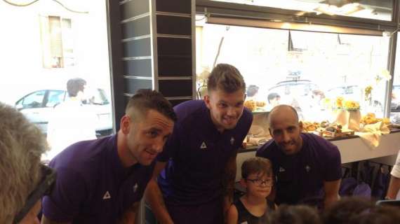 FOTO FV, Borja, Gonzalo e Drago al Viola Store