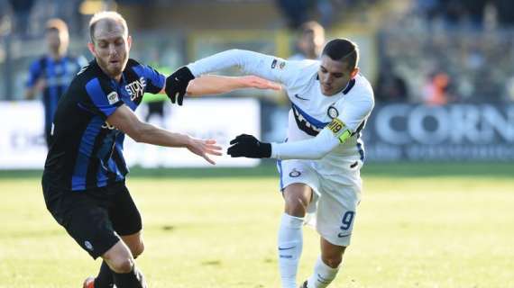 SERIE A, L'Inter impatta a Bergamo: finisce 1-1