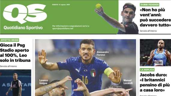 RASSEGNA STAMPA, I titoli dei quotidiani in edicola