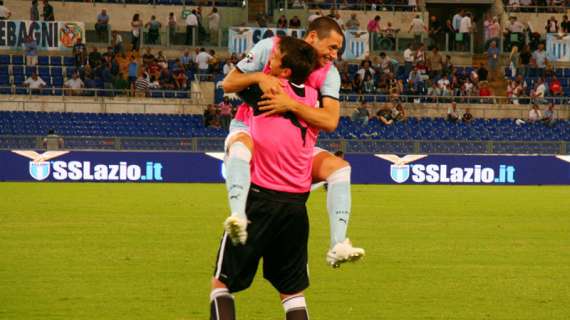 LAZIO-FIORENTINA, Zarate show