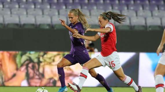 ARSENAL-FIORENTINA, All'intervallo viola sotto 1-0