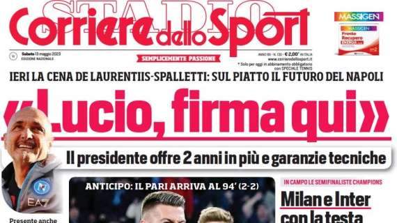 RASSEGNA STAMPA, Le prime pagine dei quotidiani