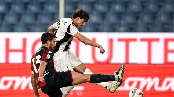 SERIE A, La Juventus supera il Genoa 3-0: bis di Vlahovic