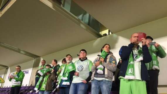 FOTO FV, I tifosi del Wolfsburg al Franchi