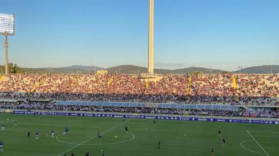 FRANCHI, Sono circa 10mila i tifosi presenti sugli spalti