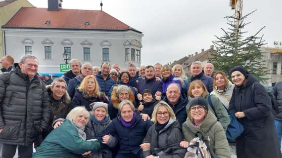 FOTO FV, Dirigenti viola a Budapest col VC Casciana Terme