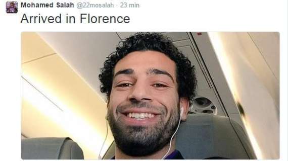 FOTO, Il sorriso di Mohamed Salah al ritorno da Londra