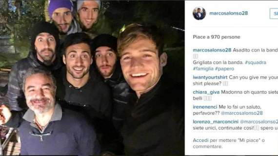 ALONSO, Cena di squadra all'insegna dell'asado