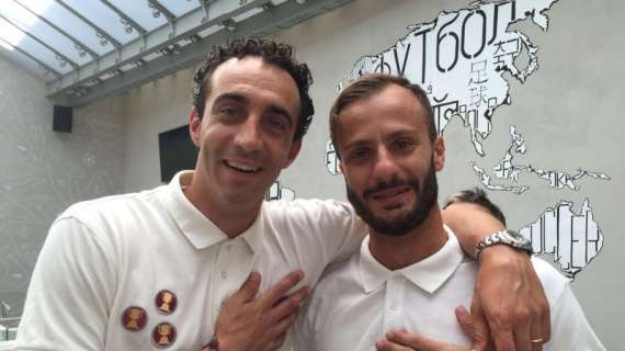 FOTO FV, Gilardino e Dainelli insieme a Firenze