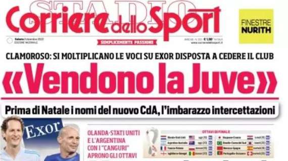 RASSEGNA STAMPA, Le prime pagine dei quotidiani