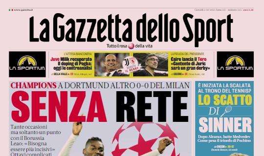 RASSEGNA STAMPA, Le prime pagine dei quotidiani