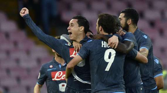 SERIE A, Napoli-Roma 2-0: decisivi Higuain e Callejon