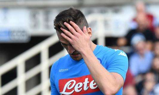 NAPOLI, 500mila euro dalla FIFA per l'infortunio di Milik