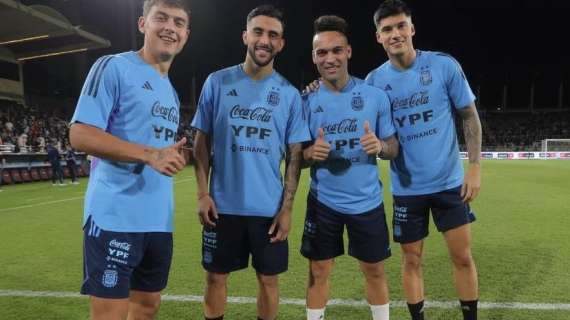 FOTO, Nico e altri 3 della A in campo con l'Argentina