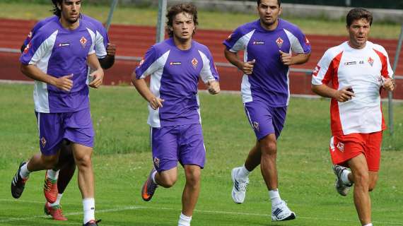 CORTINA, Corsa campestre per i giocatori viola