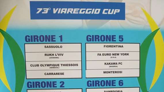 FOTO FV, Viola, ecco i gironi al "Viareggio" dell'U19