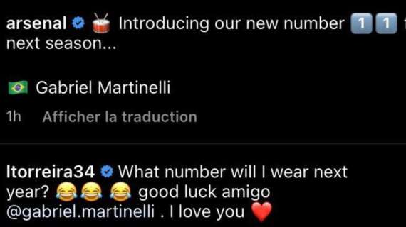 TORREIRA, Scherza con Martinelli: "Te l'11 e io?"