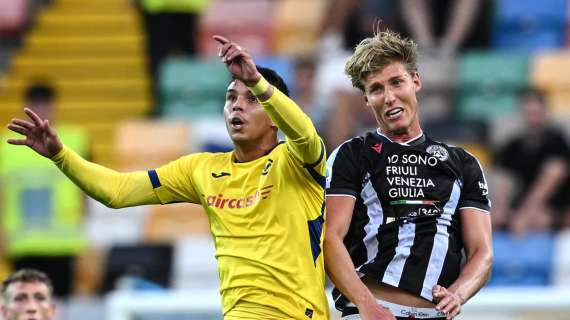 Tra Udinese ed Hellas Verona finisce 1-1: a Kristensen ha risposto Serdar