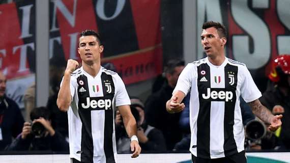 SERIE A, Juventus-SPAL 2-0: a segno CR7 e Mandzukic