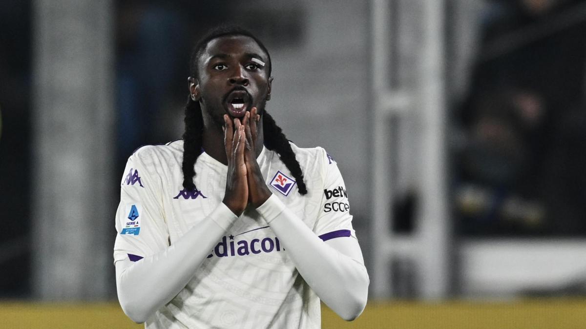 Atalanta-Fiorentina 2-0, Kean nervoso, prende anche un giallo