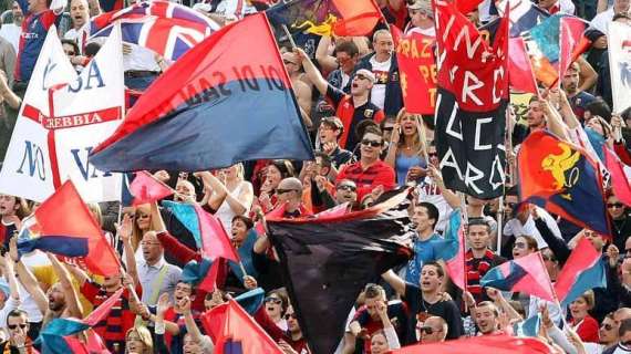 TIFOSI GENOA, Niente bandiere durante il match