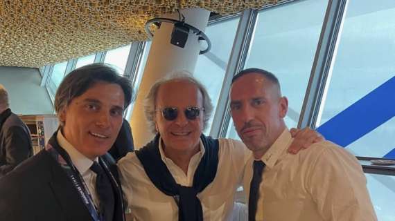 Incontro tra tre importanti ex viola alla finale Champions: le immagini